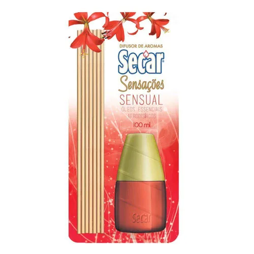 Difusor Aromas Secar Oleos Afrodisiacos - SECAR - Higiene E Beleza