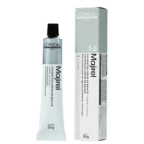 Tint Majirel Incell N 5 0 Castanha Cl Nat Prof - MAJIREL - Higiene E Beleza