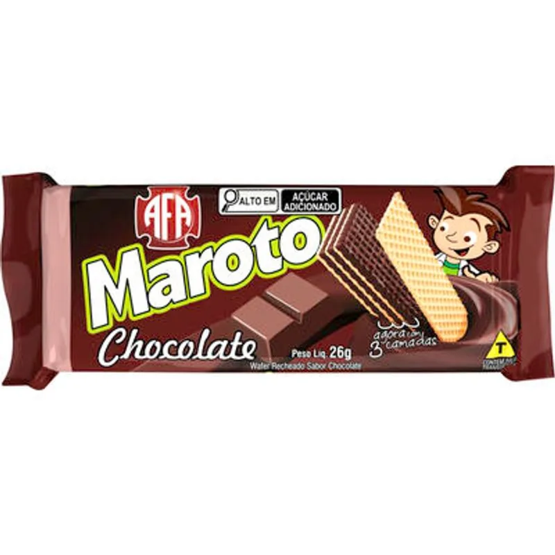 Biscoito Wafer Maroto Chocolate 26g