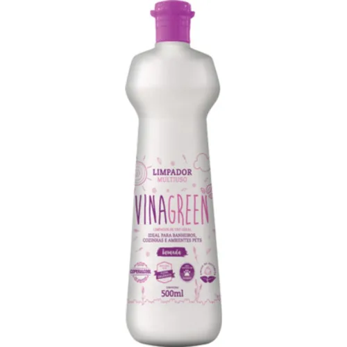 LIMPADOR MULTIUSO VINAGREEN 500ML - VINAGREEN - Limpeza