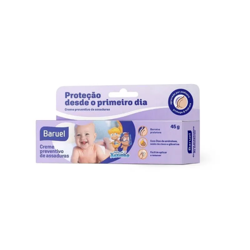 Creme Preventivo para Assadura Turma da Xuxinha 45g