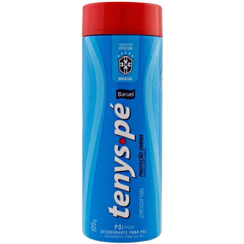 Desodorante Em Pó Para Pés Baruel Tenys Pé Original Frasco 100g - BARUEL - Perfumaria