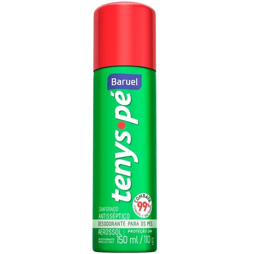 Desodorante Para Pés Baruel 110g Canforado Unit - BARUEL - Higiene E Beleza