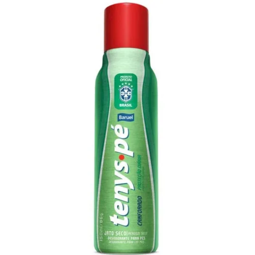 Desodorante Para Os Pés Jato Seco Baruel Tenys Pé Canforado Frasco 150ml - BARUEL - Higiene E Beleza