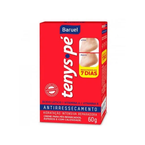 Antirressecamento Para Os Pés Baruel Tenys Pé Caixa 60g - TENYS PÉ