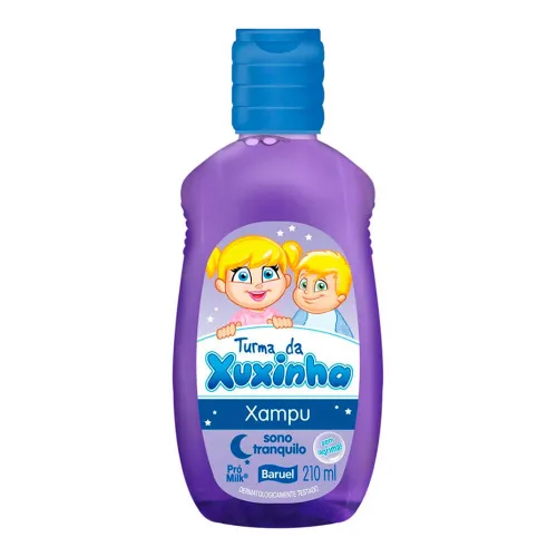 Shampoo Sono Tranquilo Turma Da Xuxinha Baruel Frasco 210ml - TURMA DA XUXINHA BARUEL - Higiene E Beleza