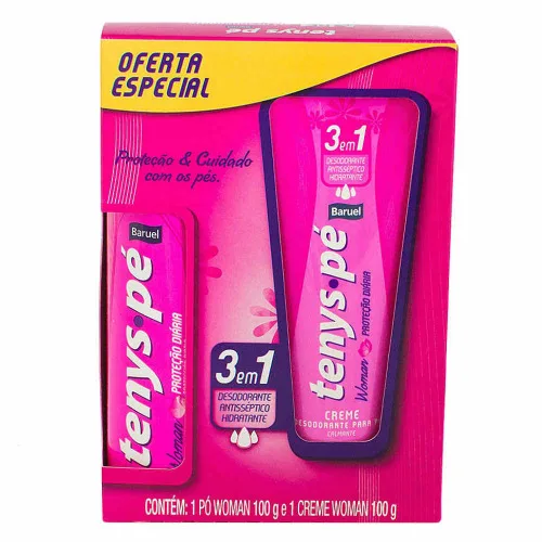 TENYS PE BARUEL PO WOMAN + CREME - BARUEL - Cosméticos E Perfumaria