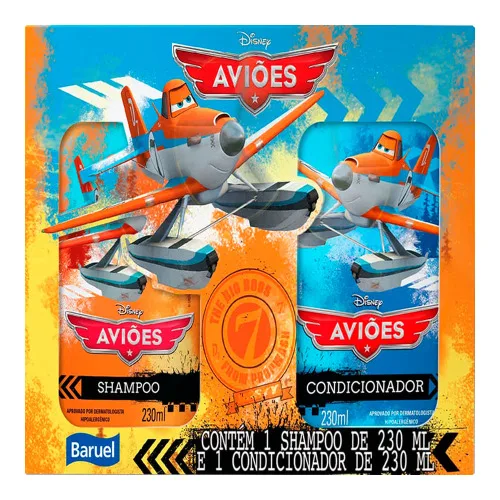 Kit Shampoo Condicionador Baruel Avioes - BARUEL - Higiene E Beleza