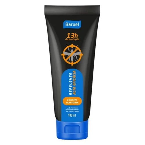 Repelente Em Loção Baruel 100ml Icaridina Unit - BARUEL - Higiene E Beleza