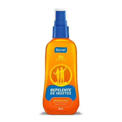 Repelente Em Spray Baruel 200ml Family Unit - BARUEL - Higiene E Beleza