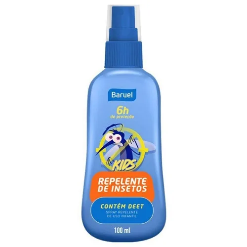 Repelente Em Spray Baruel 100ml Kids Unit - BARUEL - Higiene E Beleza