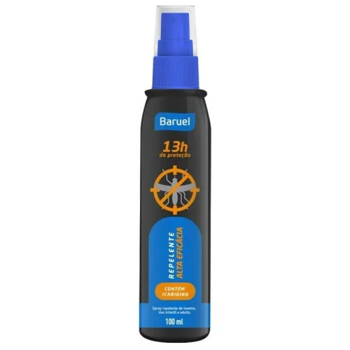 Repelente Em Loção Baruel 100ml Icaridina Unit - BARUEL - Higiene E Beleza