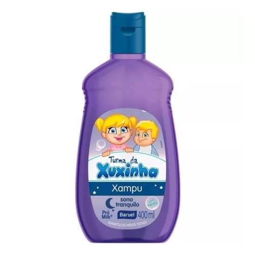 Shampoo Infantil Turma Da Xuxinha Baruel Sono Tranquilo Frasco 400ml - TURMA DA XUXINHA BARUEL - Higiene E Beleza