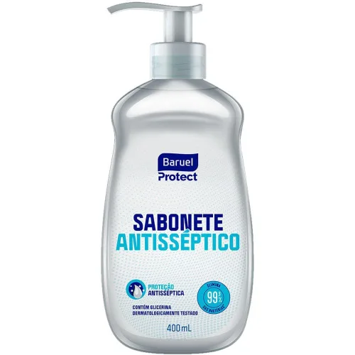 SABONETE LIQUIDO BARUEL ANTISSÉPTICO 400ML - BARUEL