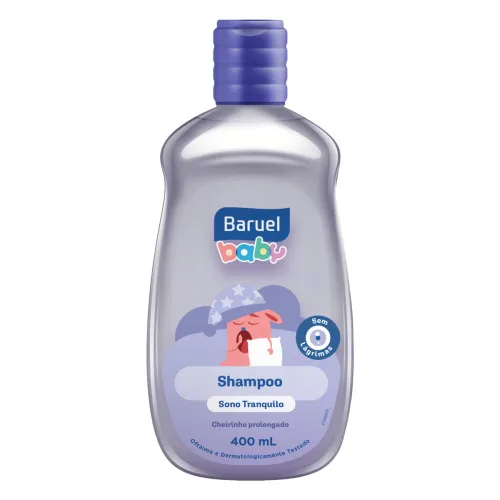SHAMPOO BARUEL BABY SONO TRANQUILO FRASCO 400ML - BARUEL