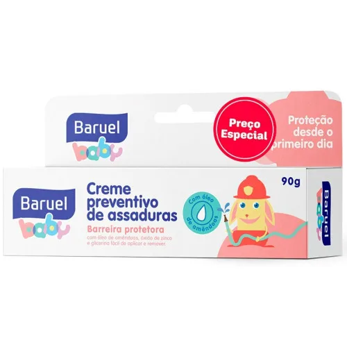 CREME PREVENTIVO DE ASSADURAS BARUEL BABY CAIXA 90G OFERTA ESPECIAL - BARUEL