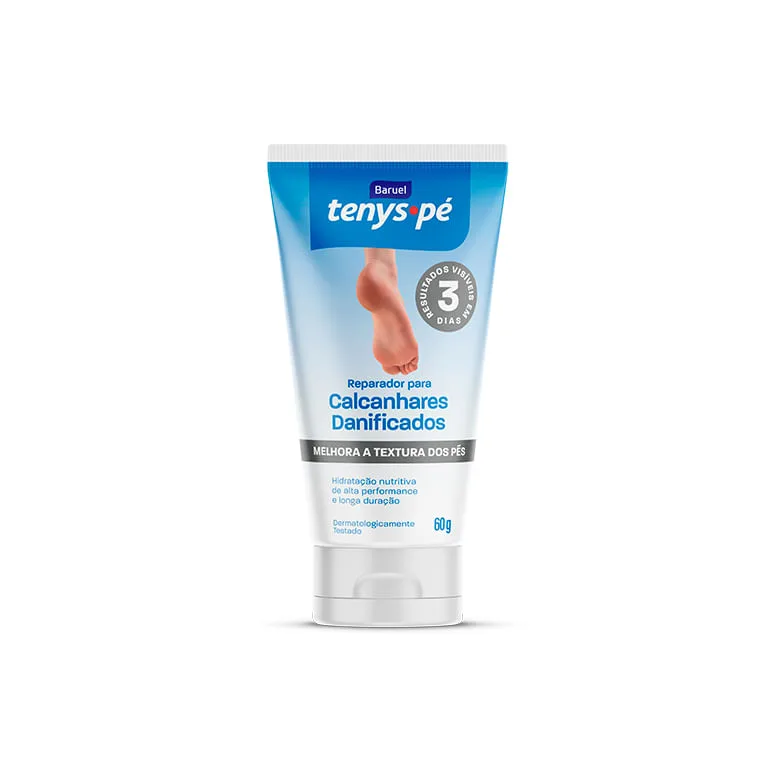 Creme Tenys Pé Calcanhares Danificados 60g - Tenys Pe - Higiene E Beleza