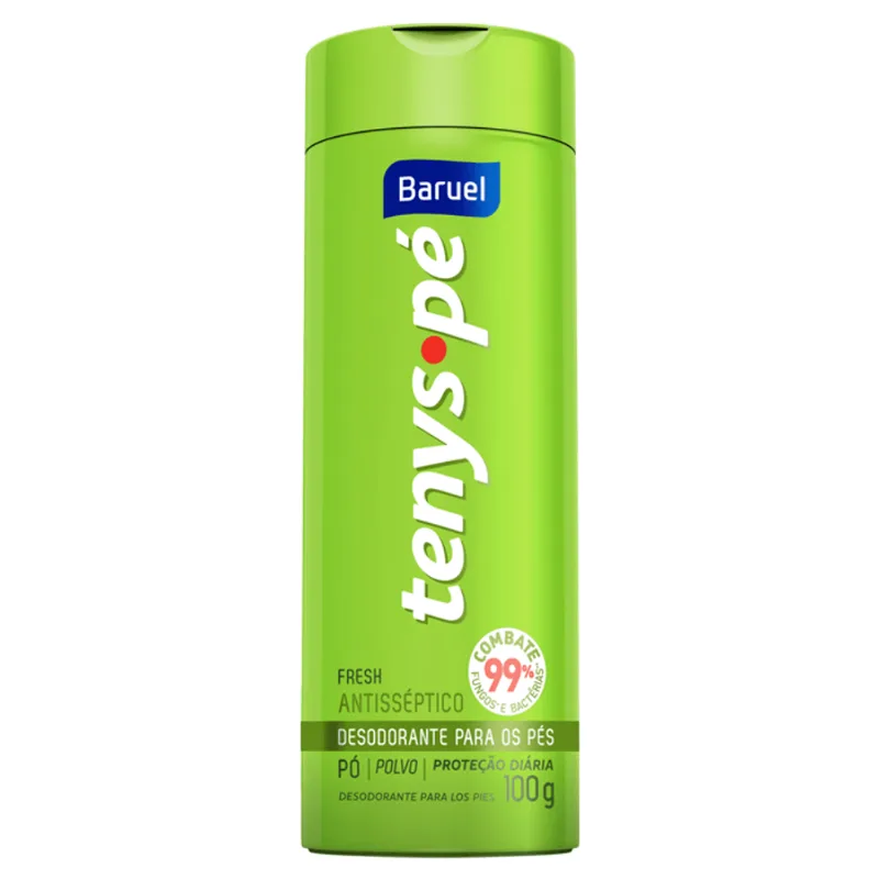 Desodorante Tenys Pé Baruel Fresh 100g Em pó