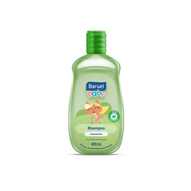 Shampoo Infantil Baruel Baby Camomila 400ml - Baruel Baby - Mamães E Bebês