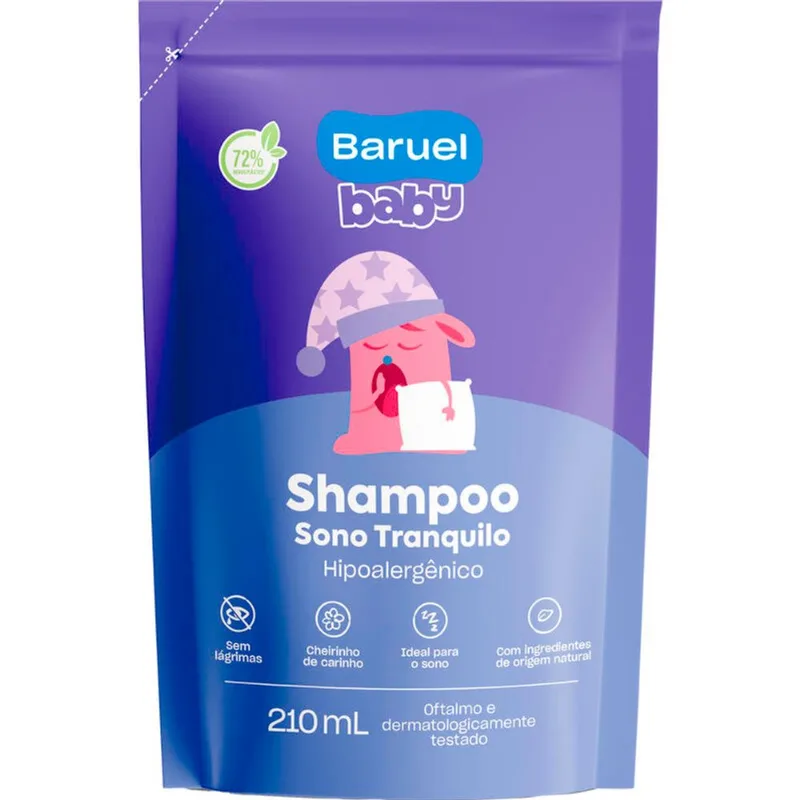 Shampoo Infantil Baruel Baby Sono tranquilo 210ml