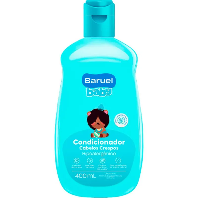 Condicionador Infantil Baruel Baby Crespos 400ml