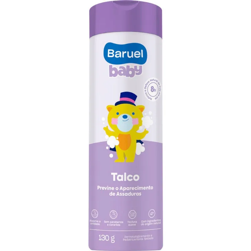 Talco Infantil Baruel 130g