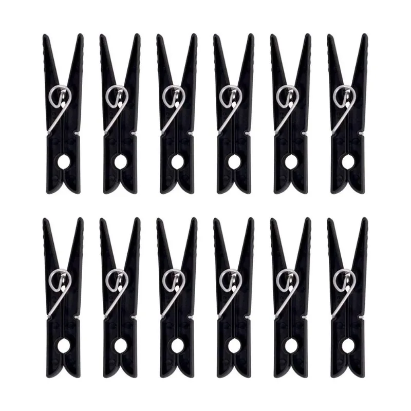 Prendedor 6068 Mor Preto 12 Peças