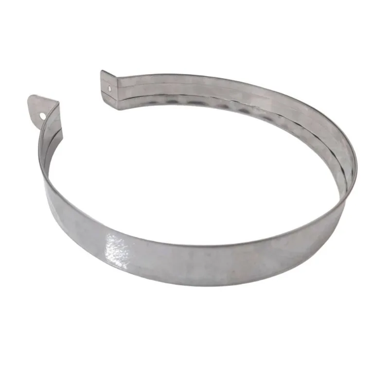 Abraçadeira 7" Polegadas Inox 430 Para Duto De Churrasqueira
