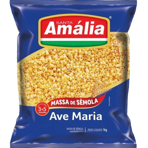 Macarrão Sta Amalia 1kg Ave Maria - AVE MARIA - Mercearia