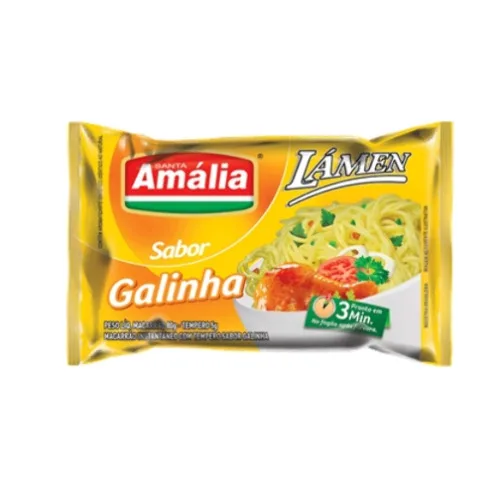 Macarrão Instantâneo Santa Amália Galinha - SANTA AMALIA - Mercearia