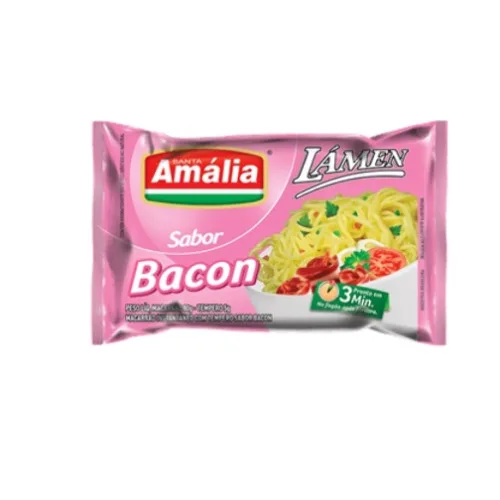 Macarrão Instantâneo Santa Amália Bacon - SANTA AMALIA - Mercearia