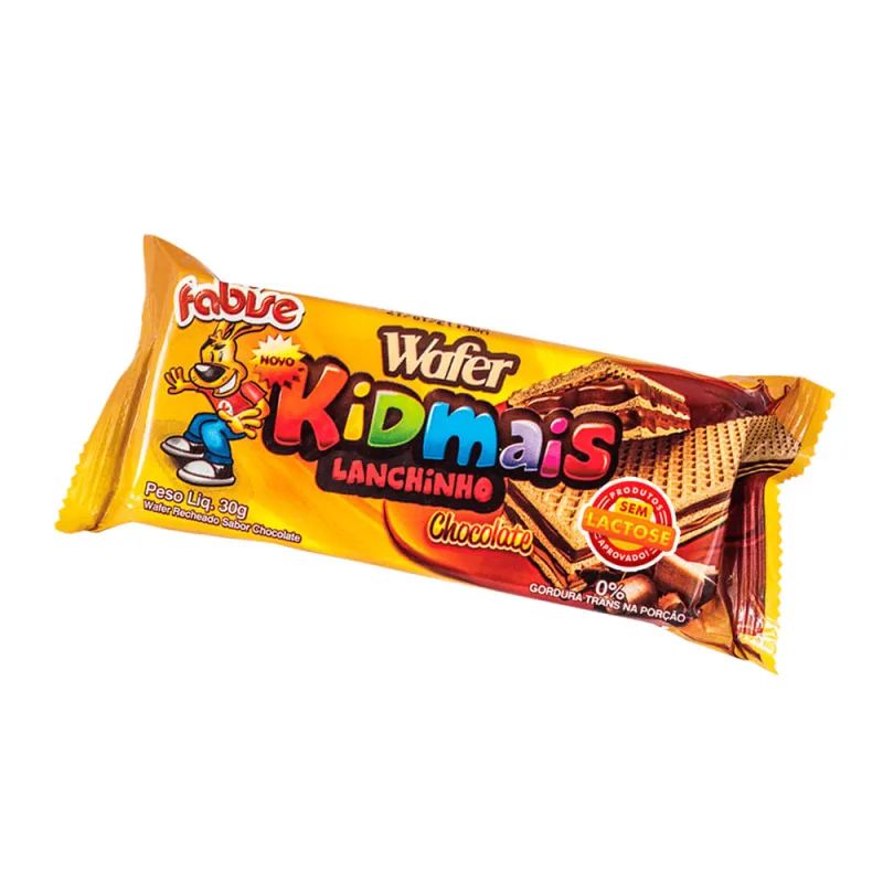 Biscoito Fabise Lanchinho Wafer Chocolate 30g - Fabise - Mercearia
