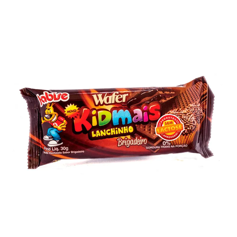 Biscoito Fabise Lanchinho Wafer Brigadeiro 30g - Fabise - Mercearia