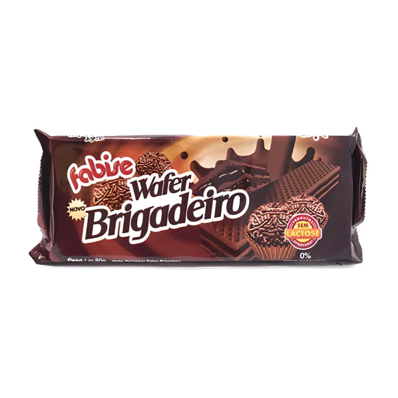 Biscoito Wafer Fabise Brigadeiro 80g - Fabise - Mercearia