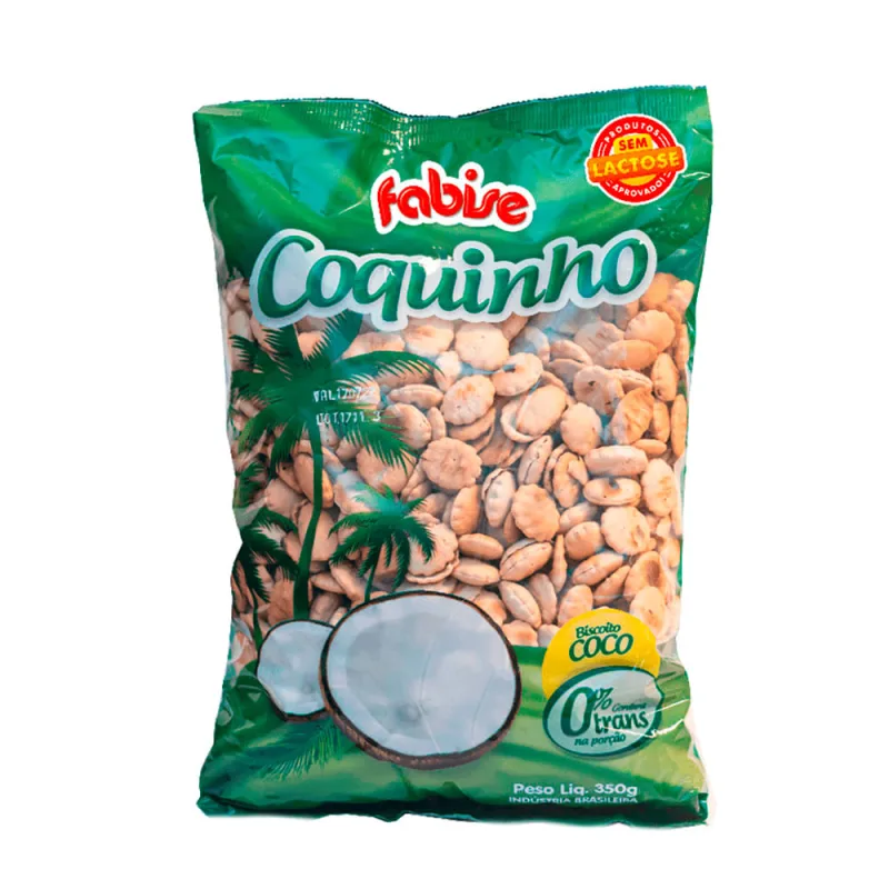 Biscoito Fabise Coquinho 350g - Molipersi - Mercearia