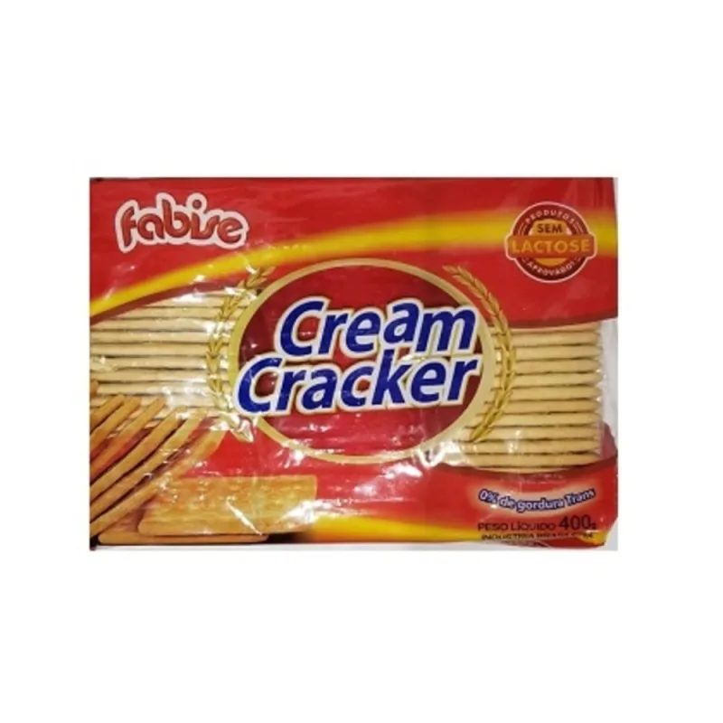 Biscoito Cream Cracker Fabise 400g - Fabise - Mercearia