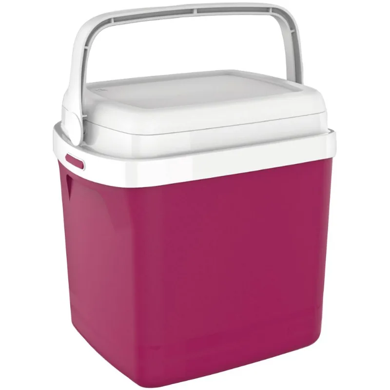 Caixa Térmica com Alça 22 Litros Tropical Rosa Soprano 38,8x30,8x37,2cm