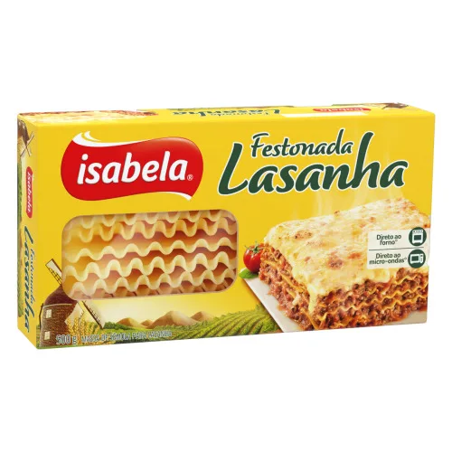 Massa Isabela Para Lasanha Festonada - ISABELA - Mercearia