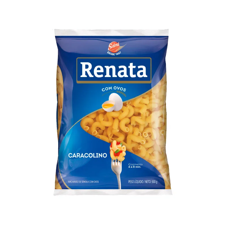 Macarrão.caracolino C/ovos Renata - SELMI - Mercearia