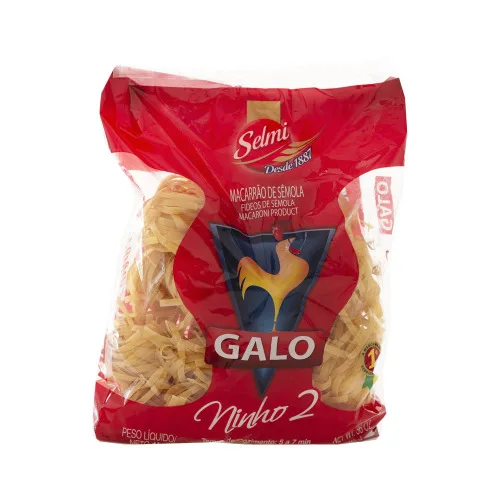 Macarrão.ninho Galo 1 Kg - SELMI - Mercearia