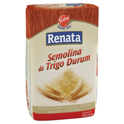 Semolina De Trigo Durum Renata Pacote 1kg - GALO - Mercearia