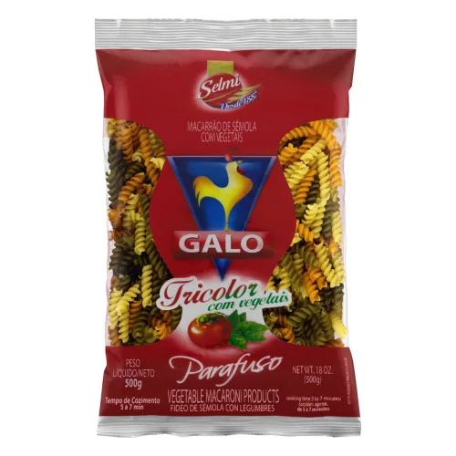 Parafuso Tricolor Galo Sêmola - SELMI - Mercearia