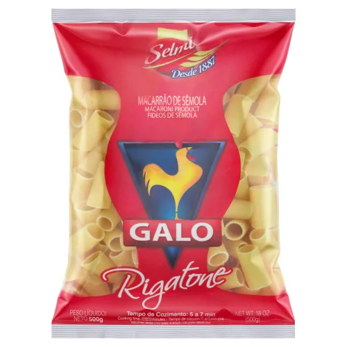 Macarrao Galo Rigatone R - SELMI