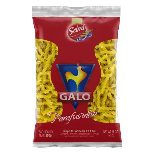 Macarrão Galo Semola Parafusinho - GALO