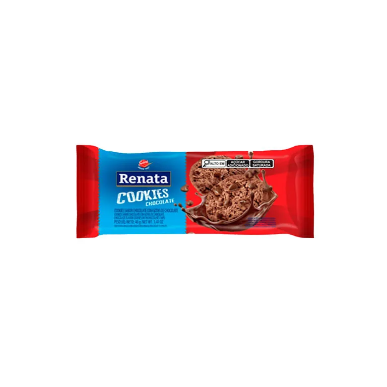 Biscoito Renata Cookies Chocolate 40g - Renata - Mercearia