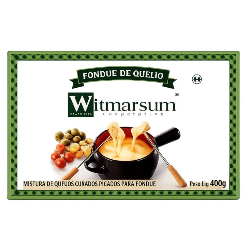 FONDUE MISTURA DE QUEIJOS WITMARSUM - Witmarsum - Laticínios E Produtos De Origem Animal