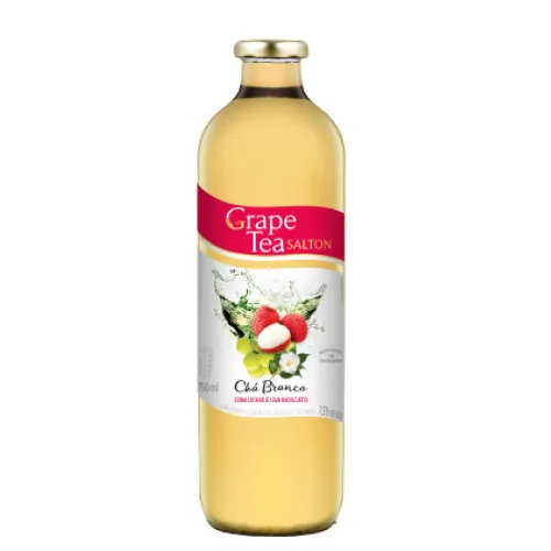 Chá Branco Lichia Salton Grape Tea Garrafa 750ml - SALTON - Mercearia