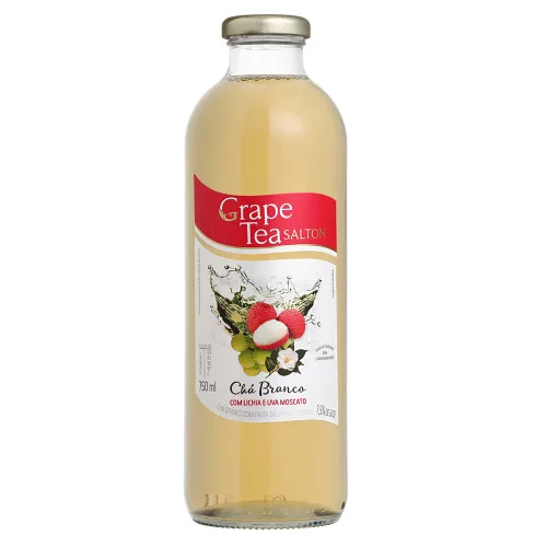 Chá Branco Lichia Salton Grape Tea Garrafa 750ml - SALTON - Mercearia