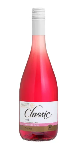 VINHO BRASILEIRO ROSÊ DEMI SEC RESERVADO SALTON CLASSIC MERLOT MOSCATO SERRA GAÚCHA GARRAFA 750ML - SALTON - Bebidas