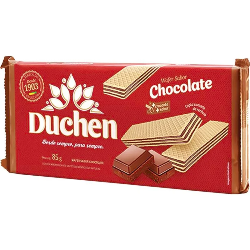 Biscoito Wafer Duchen Chocolate 85g